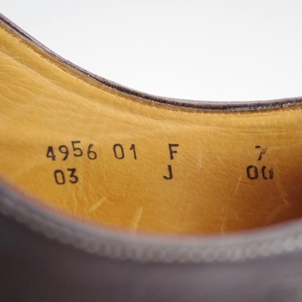 極上★(伊)サントーニ SIZE 7【高額★ノルベジェーゼ製法/ホールカット】4956-01/カーフ/黒/メンズ/Santoni★e011