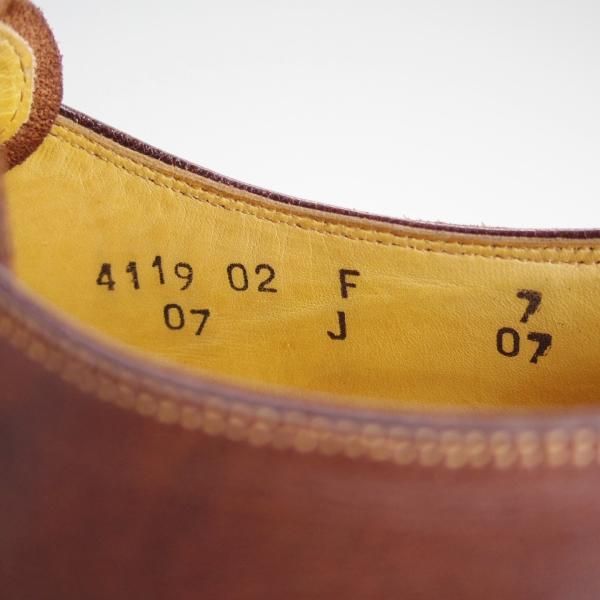 極上★(伊)サントーニ SIZE 7【高額★ノルベジェーゼ製法/モンクストラップ】4119-02/カーフ/茶/メンズ/Santoni★e012