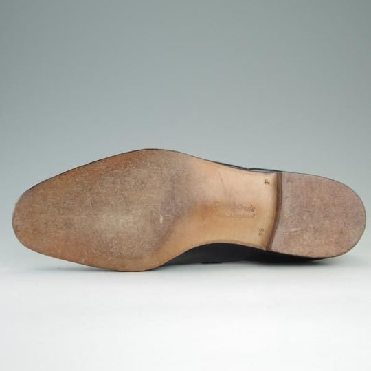 美品★チャーチ 95F/UK9.5【旧チャーチ★73ラスト/3都市ロゴ】Sackville/ストレートチップ/パテント/黒/メンズ/Church's★e004