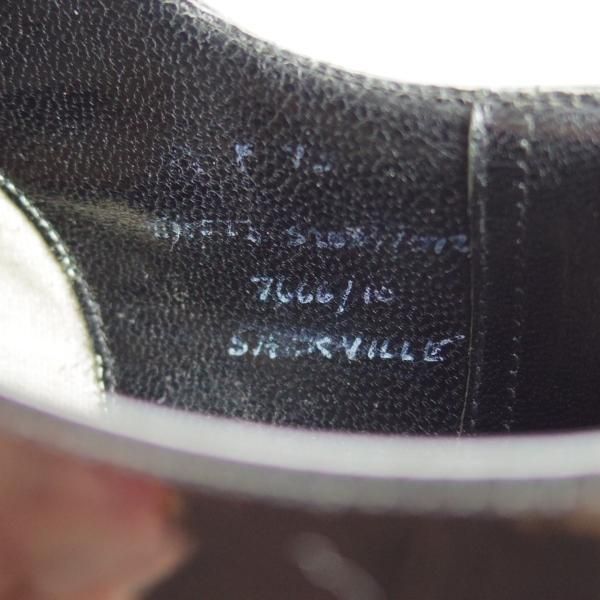 美品★チャーチ 95F/UK9.5【旧チャーチ★73ラスト/3都市ロゴ】Sackville/ストレートチップ/パテント/黒/メンズ/Church's★e004
