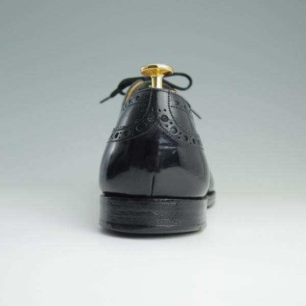 極上★チャーチ 90F/UK9【復刻版★73ラスト仕様のバーウッド】BRISBANE/フルブローグ/ポリッシュドバインダーカーフ/黒/Church's★e017