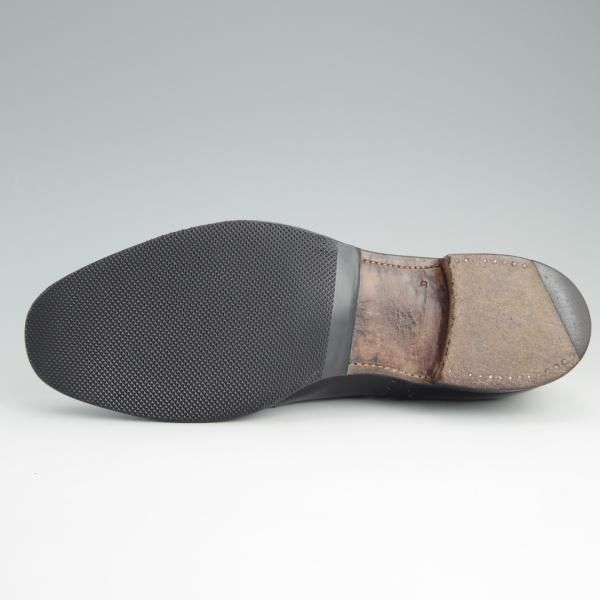 極上★チャーチ UK8.5程度/95D【旧チャーチ★ディプロマット/DIPLOMAT/73ラスト】3都市ロゴ/セミブローグ/黒/メンズ/Church's★e018