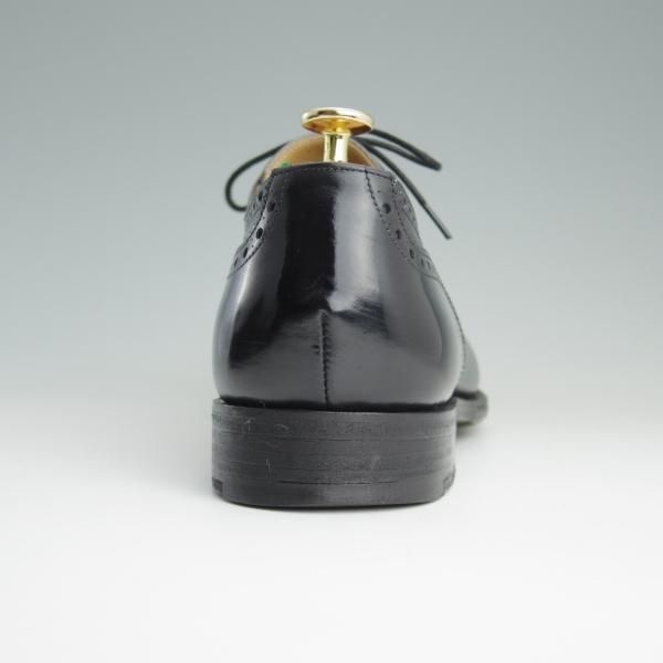 極上★チャーチ 90F/UK9【★セミブローグ/173ラスト】ASTLEY/4都市ロゴ/カーフ/黒/メンズ/Church's★e019