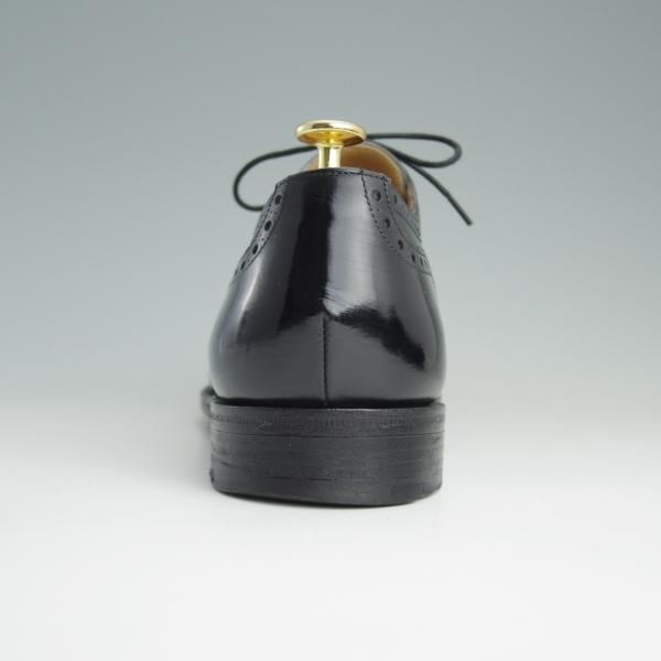 極上★チャーチ 90F/UK9【★セミブローグ/173ラスト】ASTLEY/4都市ロゴ/カーフ/黒/メンズ/Church's★e019