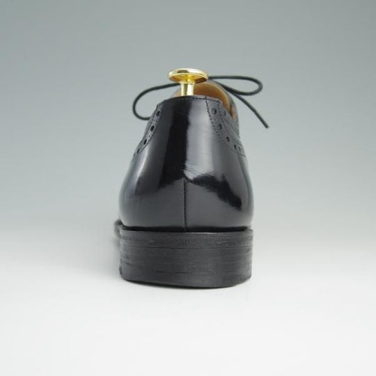 極上★チャーチ 90F/UK9【★セミブローグ/173ラスト】ASTLEY/4都市ロゴ/カーフ/黒/メンズ/Church's★e019