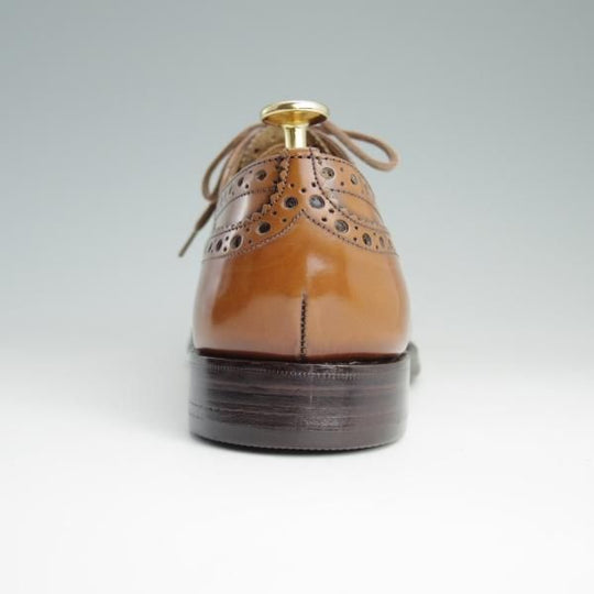 極上★チャーチ 65F/UK6.5【定価￥95,040-★BURWOOD/バーウッド】81ラスト/ポリッシュドバインダーカーフ/茶/メンズ/Church's★e020