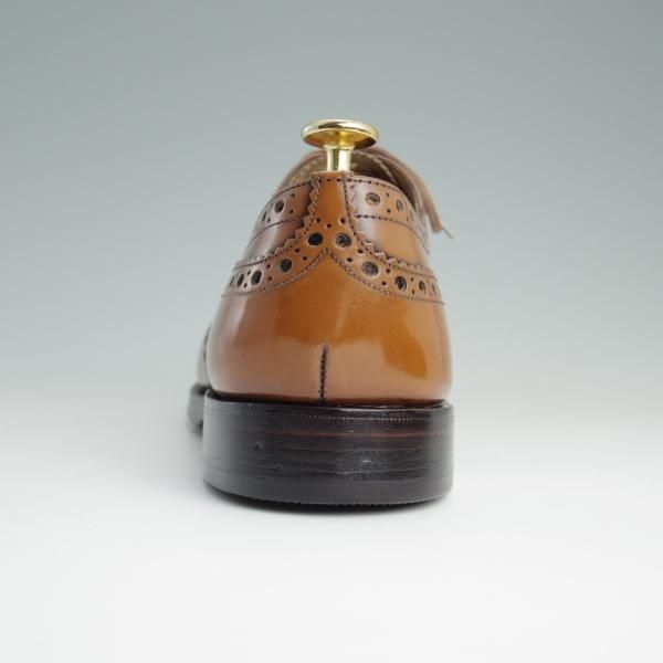 極上★チャーチ 65F/UK6.5【定価￥95,040-★BURWOOD/バーウッド】81ラスト/ポリッシュドバインダーカーフ/茶/メンズ/Church's★e020
