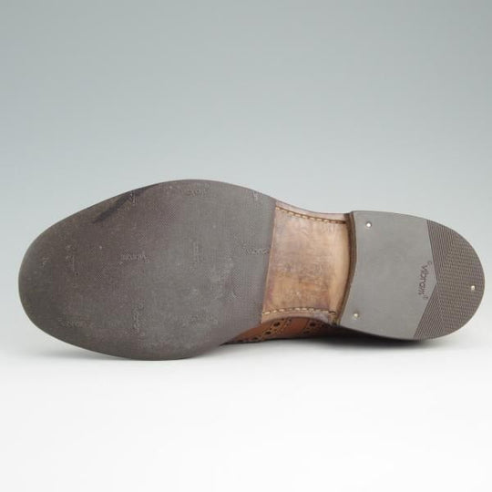 極上★チャーチ 65F/UK6.5【定価￥95,040-★BURWOOD/バーウッド】81ラスト/ポリッシュドバインダーカーフ/茶/メンズ/Church's★e020