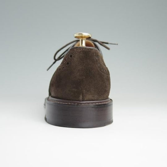美品★(英)チーニー 8.5E【定価￥66,960-★HAVELOCK/フルブローグ】125ラスト/スエード/濃茶/メンズ/CHEANEY★e022