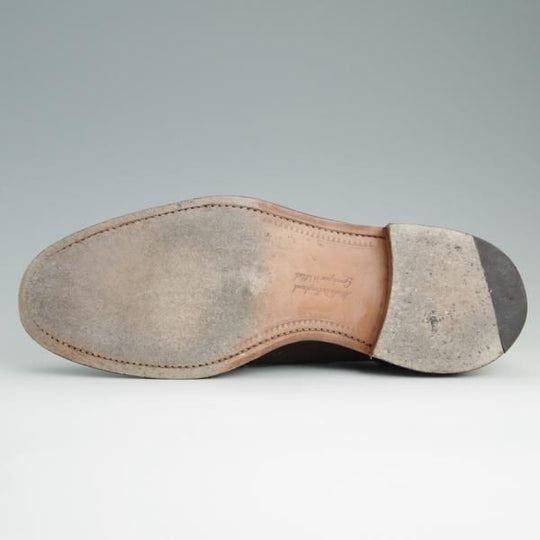 美品★(英)チーニー 8.5E【定価￥66,960-★HAVELOCK/フルブローグ】125ラスト/スエード/濃茶/メンズ/CHEANEY★e022
