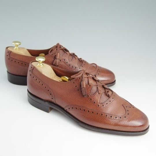 極上★(英)グレンソン US10E【最上級★マスターピース/ポールスチュアート別注】ギリーシューズ/茶/メンズ/Stuart's Choice/GRENSON★e025