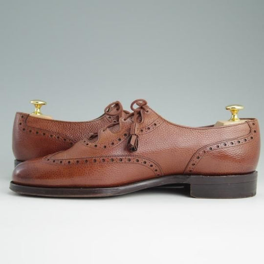 極上★(英)グレンソン US10E【最上級★マスターピース/ポールスチュアート別注】ギリーシューズ/茶/メンズ/Stuart's Choice/GRENSON★e025