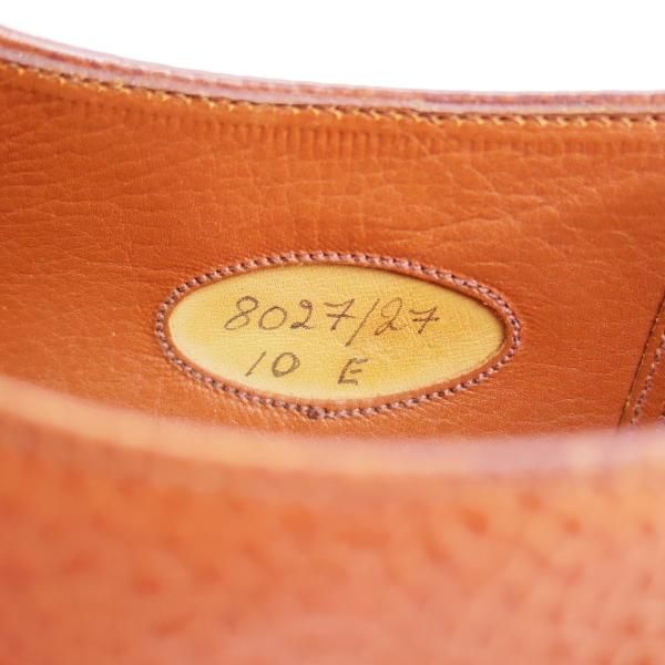 極上★(英)グレンソン US10E【最上級★マスターピース/ポールスチュアート別注】ギリーシューズ/茶/メンズ/Stuart's Choice/GRENSON★e025