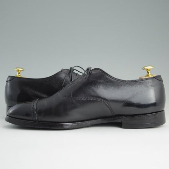 ★オールデン 9.5E【貴重★ブルックスブラザーズ別注/パンチドキャップトゥ】9159/カーフ/黒/メンズ/BROOKS BROTHERS/Alden★e026
