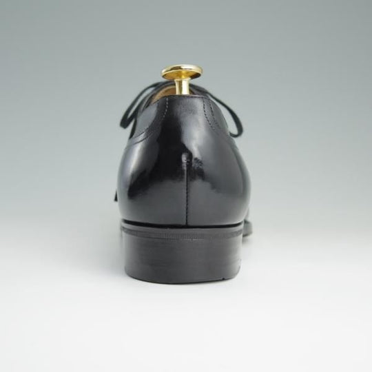 美品★三陽山長 SIZE 7.5【定価￥97,200-★勘三郎/R2010ラスト】KANZABURO/Uチップ/カーフ/黒/メンズ/SanyoYamacho★e027