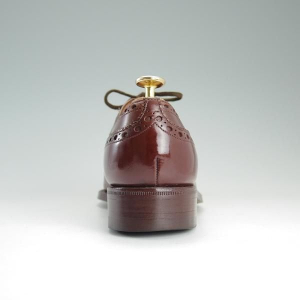 美品★チャーチ 55F/UK5.5【旧チャーチ★73ラスト/CHETWYND/チェットウィンド】3都市ロゴ/フルブローグ/茶/カーフ/Church's★e031