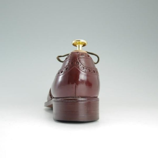 美品★チャーチ 55F/UK5.5【旧チャーチ★73ラスト/CHETWYND/チェットウィンド】3都市ロゴ/フルブローグ/茶/カーフ/Church's★e031