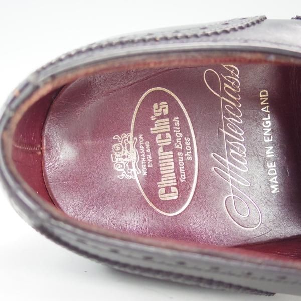 極美品★チャーチ 55G/UK5.5【最上級★マスタークラス/Masterclass】旧チャーチ/35ラスト/FIELDING/カーフ/黒/メンズ/Church's★e032