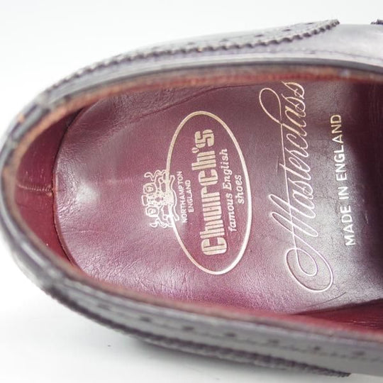 極美品★チャーチ 55G/UK5.5【最上級★マスタークラス/Masterclass】旧チャーチ/35ラスト/FIELDING/カーフ/黒/メンズ/Church's★e032