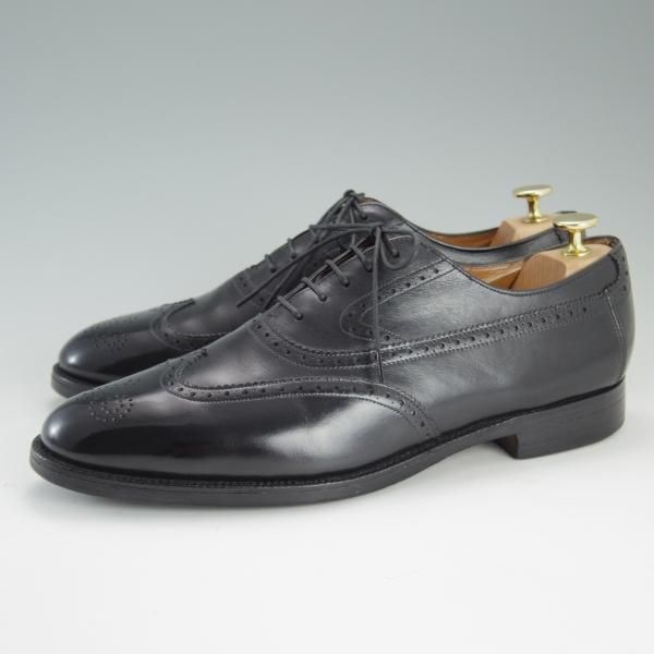 極上★チャーチ US9.5E/UK9【貴重★ブルックスブラザーズ別注/BROOKS ENGLISH/89ラスト】旧チャーチ/カーフ/黒/Church's★e034