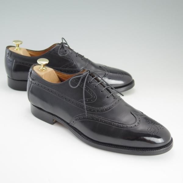 極上★チャーチ US9.5E/UK9【貴重★ブルックスブラザーズ別注/BROOKS ENGLISH/89ラスト】旧チャーチ/カーフ/黒/Church's★e034