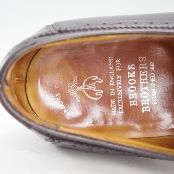 極上★チャーチ US9.5E/UK9【貴重★ブルックスブラザーズ別注/BROOKS ENGLISH/89ラスト】旧チャーチ/カーフ/黒/Church's★e034