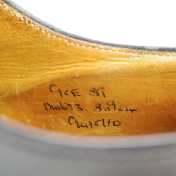 極上★チャーチ US9.5E/UK9【貴重★ブルックスブラザーズ別注/BROOKS ENGLISH/89ラスト】旧チャーチ/カーフ/黒/Church's★e034