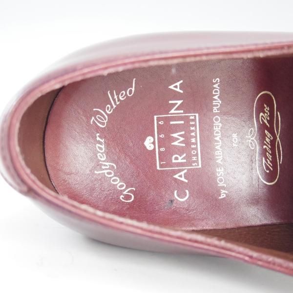 美品★(スペイン製)カルミナ SIZE 6【★トレーディングポスト別注/Trading Post】80134/ALCUDIAラスト/ストレートチップ/CARMINA★e035