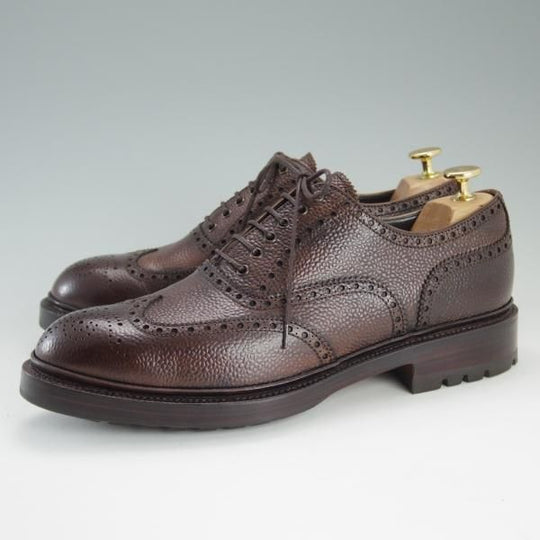 美品★(スペイン製)カルミナ SIZE 8【定価￥71,280-★グッドイヤーウェルテッド製法】80502/CALVIAラスト/フルブローグ/CARMINA★e036