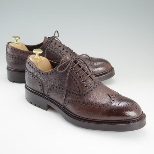 美品★(スペイン製)カルミナ SIZE 8【定価￥71,280-★グッドイヤーウェルテッド製法】80502/CALVIAラスト/フルブローグ/CARMINA★e036