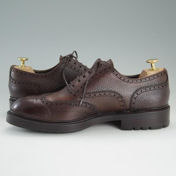 美品★(スペイン製)カルミナ SIZE 8【定価￥71,280-★グッドイヤーウェルテッド製法】80502/CALVIAラスト/フルブローグ/CARMINA★e036