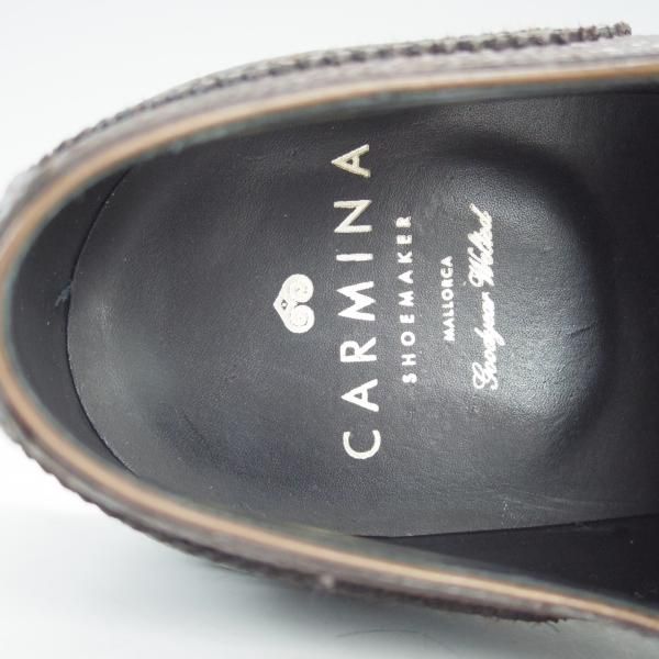 美品★(スペイン製)カルミナ SIZE 8【定価￥71,280-★グッドイヤーウェルテッド製法】80502/CALVIAラスト/フルブローグ/CARMINA★e036