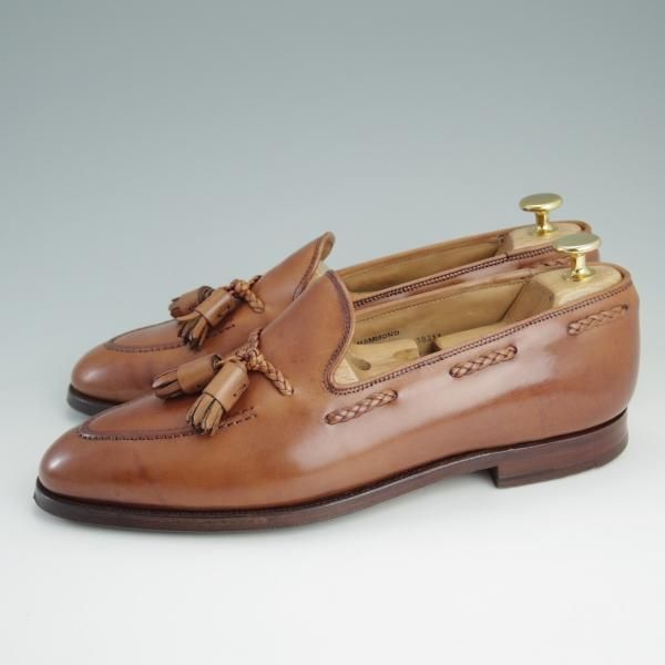 極上★クロケット&ジョーンズ 7.5E【貴重★ユナイテッドアローズ別注/HAMMOND】タッセルローファー/United Arrows/Crockett&Jones★e039