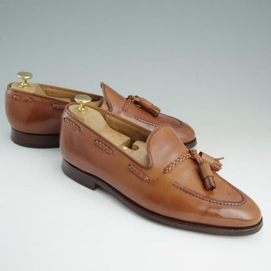極上★クロケット&ジョーンズ 7.5E【貴重★ユナイテッドアローズ別注/HAMMOND】タッセルローファー/United Arrows/Crockett&Jones★e039