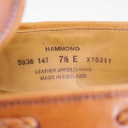 極上★クロケット&ジョーンズ 7.5E【貴重★ユナイテッドアローズ別注/HAMMOND】タッセルローファー/United Arrows/Crockett&Jones★e039