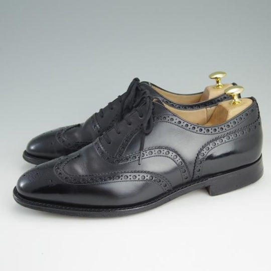 極上★チャーチ 90F/UK9【貴重★73ラスト仕様のバーウッド/BRISBANE】ブリスベン/5都市ロゴ/フルブローグ/カーフ/黒/Church's★e040