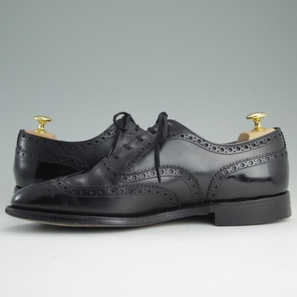 極上★チャーチ 90F/UK9【貴重★73ラスト仕様のバーウッド/BRISBANE】ブリスベン/5都市ロゴ/フルブローグ/カーフ/黒/Church's★e040