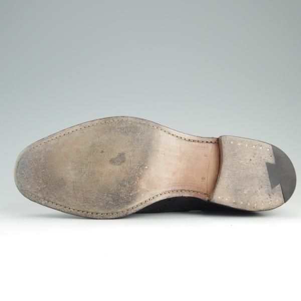 極上★チャーチ 90F/UK9【貴重★73ラスト仕様のバーウッド/BRISBANE】ブリスベン/5都市ロゴ/フルブローグ/カーフ/黒/Church's★e040