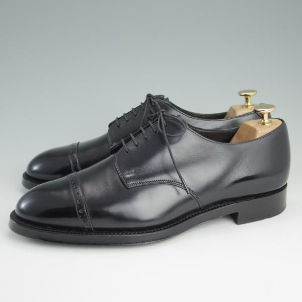 極上★(英)チーニー 8F【定価￥63,720-★ASTWELL/1886ラスト】パンチドキャップトゥ/カーフ/黒/メンズ/CHEANEY★e044