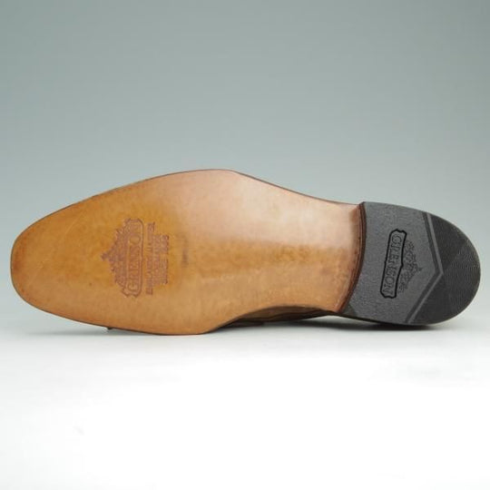 未使用★(英)グレンソン 7E【貴重★footmaster/フットマスター】31029/プレーントゥ/スエード/薄茶/メンズ/GRENSON★e045