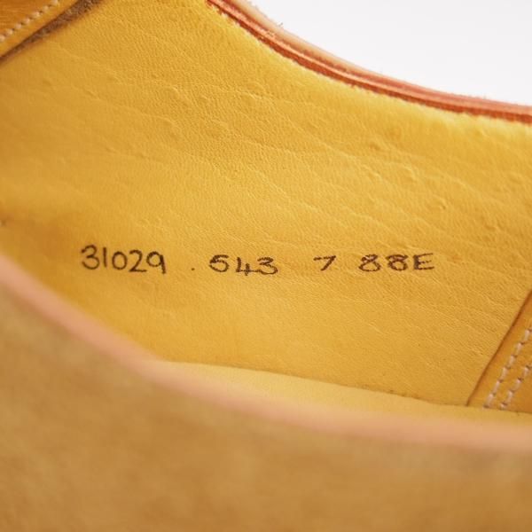 未使用★(英)グレンソン 7E【貴重★footmaster/フットマスター】31029/プレーントゥ/スエード/薄茶/メンズ/GRENSON★e045