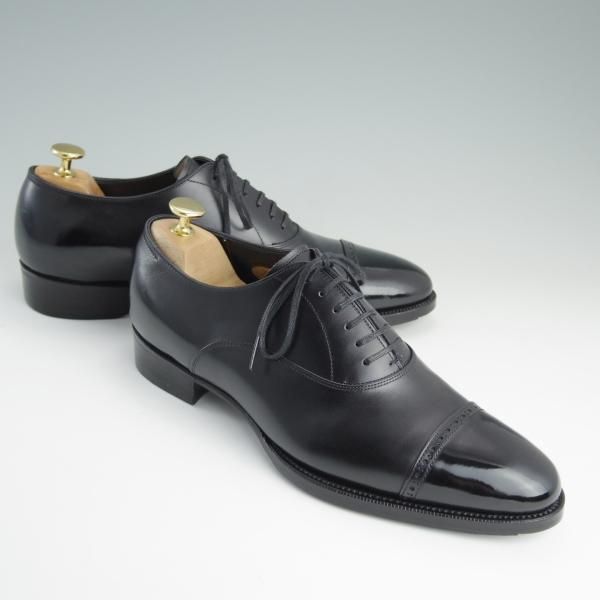 極美品★トレーディングポスト SIZE 7.5【定価￥75,600-★Prestige Collection/TP1991】66ラスト/ボックスカーフ/黒/Trading Post★e047