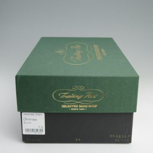 極美品★トレーディングポスト SIZE 7.5【定価￥75,600-★Prestige Collection/TP1991】66ラスト/ボックスカーフ/黒/Trading Post★e047