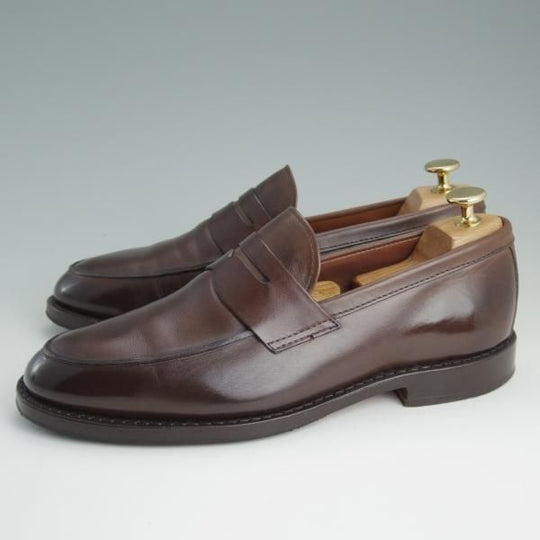 美品★(米)アレンエドモンズ 7.5E【貴重★ブルックスブラザーズ別注/BROOKS BROTHERS】コインローファー/メンズ/ALLEN EDMONDS★e049