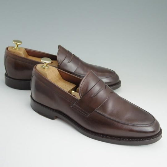 美品★(米)アレンエドモンズ 7.5E【貴重★ブルックスブラザーズ別注/BROOKS BROTHERS】コインローファー/メンズ/ALLEN EDMONDS★e049