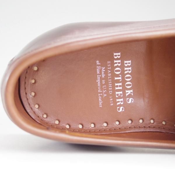 美品★(米)アレンエドモンズ 7.5E【貴重★ブルックスブラザーズ別注/BROOKS BROTHERS】コインローファー/メンズ/ALLEN EDMONDS★e049