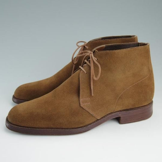 美品★クロケット&ジョーンズ 6E【貴重★(英)ジョージクレバリー別注/チャッカブーツ】スエード/GEORGE CLEVERLEY/Crockett&Jones★e050