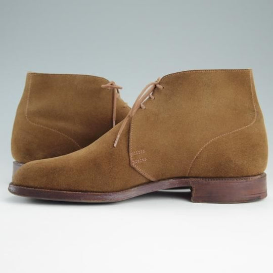 美品★クロケット&ジョーンズ 6E【貴重★(英)ジョージクレバリー別注/チャッカブーツ】スエード/GEORGE CLEVERLEY/Crockett&Jones★e050