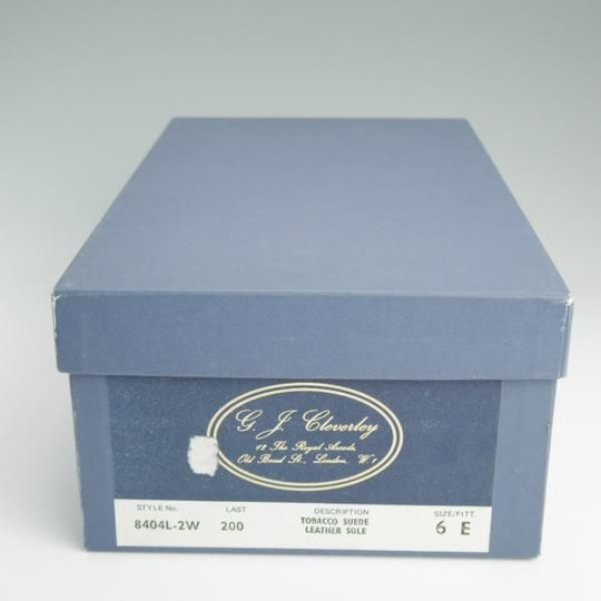 美品★クロケット&ジョーンズ 6E【貴重★(英)ジョージクレバリー別注/チャッカブーツ】スエード/GEORGE CLEVERLEY/Crockett&Jones★e050