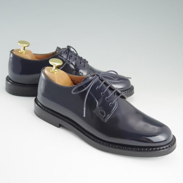 極美品★チャーチ(レディース) SIZE 35【定価￥85,320-★シャノン/SHANNON 2WR】ポリッシュドバインダーカーフ/紺/Church's★e052